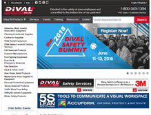 Tablet Screenshot of divalsafety.com